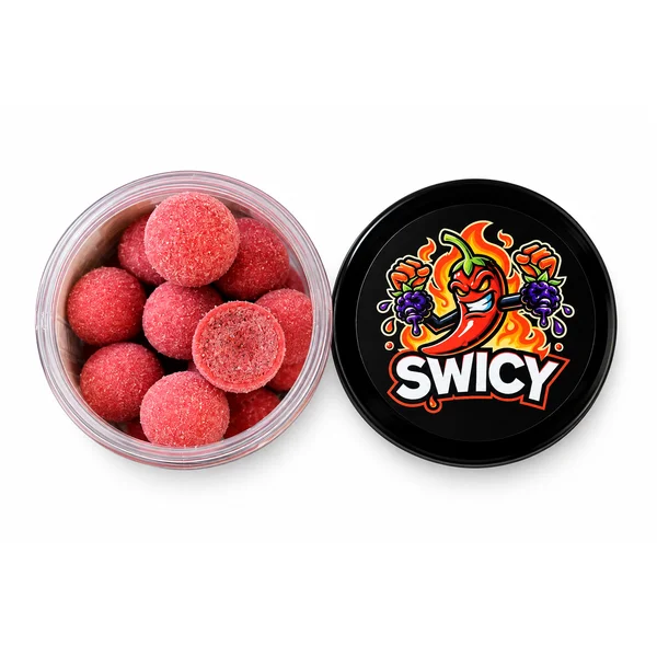 Tactica Baits Swicy Big Boss Limited Pink 15mm bote abierto con los hookbaits rosas Tactica Baits Swicy Big Boss Limited Pink 15mm bote abierto con los hookbaits rosas