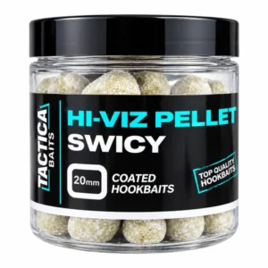 Tactica Baits Swicy Hi-Viz Pellets bote de pellets