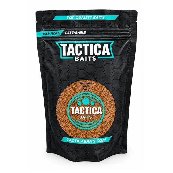 Tactica Baits Swicy Micropellet 2mm 1kg bolsa de micropellet de 2 mm Tactica Baits Swicy Micropellet 2mm 1kg bolsa de micropellet de 2 mm
