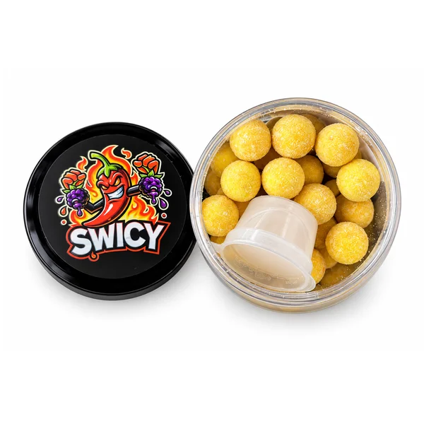 Tactica Baits Swicy Smoking Pop-up Amarillo pop-ups abiertos con booster