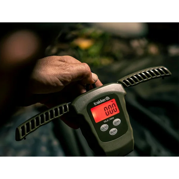 Trakker T1 Digital Scales 110lb detalle de las asas Trakker T1 Digital Scales 110lb detalle de las asas